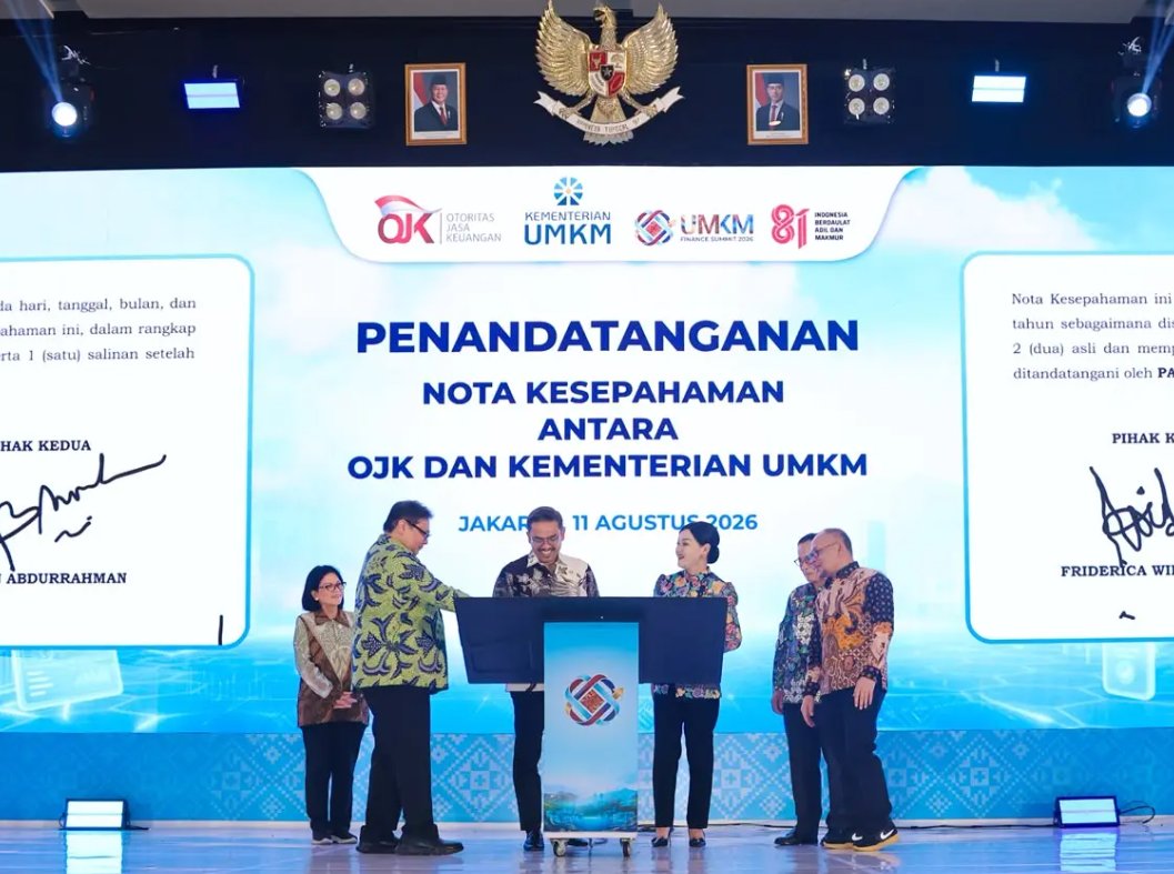 Kementerian UMKM dan OJK Perkuat Sinergi untuk Perluas Pembiayaan dan Akses Pasar UMKM